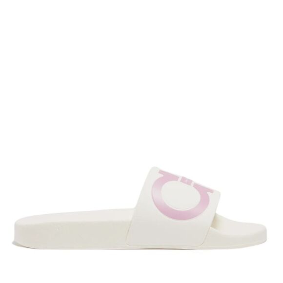 Ferragamo Logo Embossed Slides